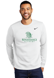 Club Fleece Crew / White / Renaissance Academy