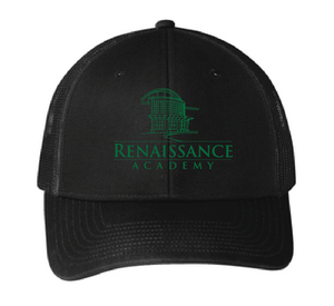 Low Pro Trucker Cap / Black / Renaissance Academy