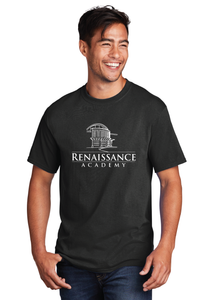 Core Cotton Tee / Black / Renaissance Academy