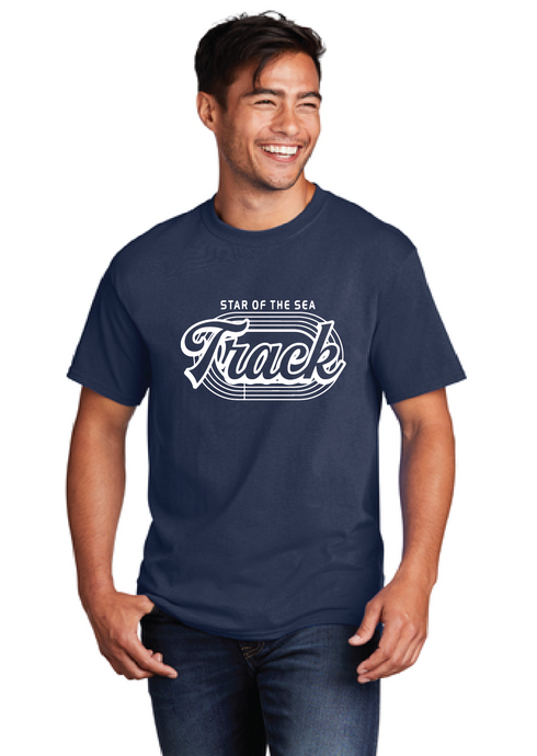 Core Cotton Tee (Youth & Adult) / Navy / Star Of The Sea Track