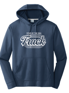 Performance Fleece Pullover Hooded Sweatshirt (Youth & Adult) / Navy / Star Of The Sea Track