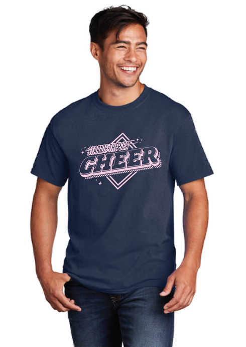 Core Cotton Tee (Youth & Adult) / Navy / Star Of The Sea Cheer