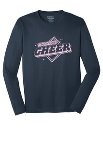 Long Sleeve Core Cotton Tee (Youth & Adult) / Navy / Star Of The Sea Cheer