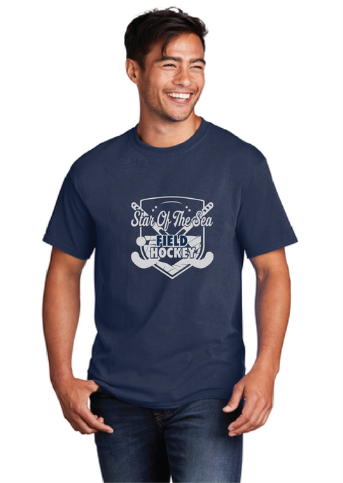 Core Cotton Tee (Youth & Adult) / Navy / Star Of The Sea Field Hockey