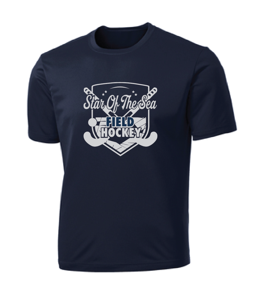 Performance Tee (Youth & Adult) / Navy / Star Of The Sea Field Hockey