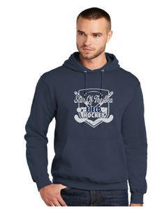 Fleece Pullover Hooded Sweatshirt (Youth & Adult) / Navy / Star Of The Sea Field Hockey