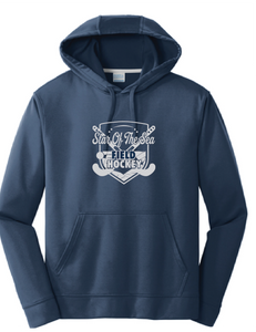 Performance Fleece Pullover Hooded Sweatshirt (Youth & Adult) / Navy / Star Of The Sea Field Hockey