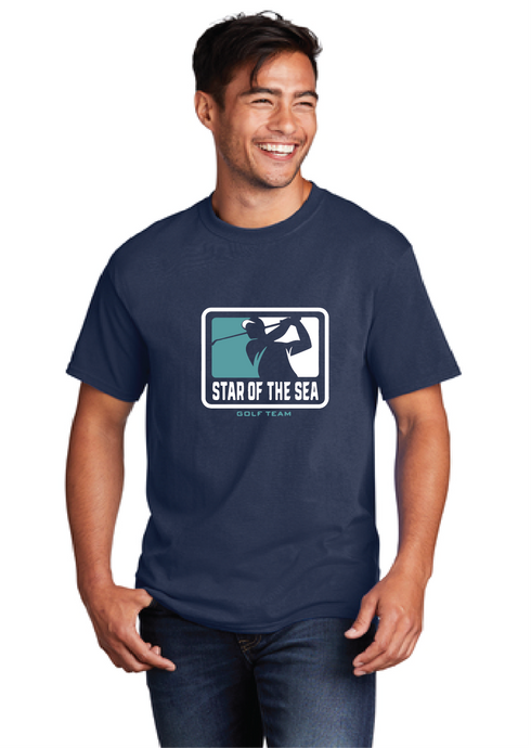 Core Cotton Tee (Youth & Adult) / Navy / Star Of The Sea Golf