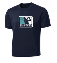 Performance Tee (Youth & Adult) / Navy / Star Of The Sea Golf