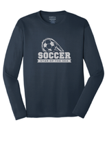 Long Sleeve Performance Tee (Youth & Adult) / Navy / Star Of The Sea Soccer