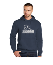 Fleece Hooded Sweatshirt (Youth & Adult) / Navy / Star Of The Sea Soccer