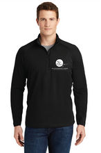 Stretch 1/2-Zip Pullover / Black / Bay Youth Orchestras of Virginia