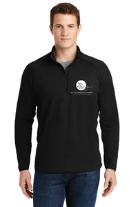 Stretch 1/2-Zip Pullover / Black / Bay Youth Orchestras of Virginia