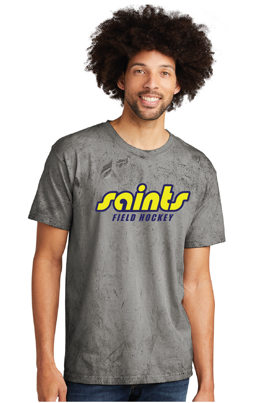 Heavyweight Color Blast Tee / Smoke / Saints Field Hockey