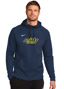 Nike Therma-FIT Pullover Fleece Hoodie / Navy / Saints Field Hockey