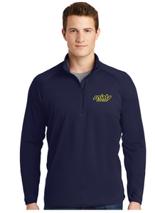 Athletic Stretch 1/2-Zip Pullover / Navy / Saints Field Hockey