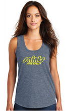 Women’s Triblend Racerback Tank / Heather Navy / Saints Field Hockey