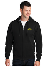 Fleece Full-Zip Hooded Sweatshirt / Black / Saints Field Hockey