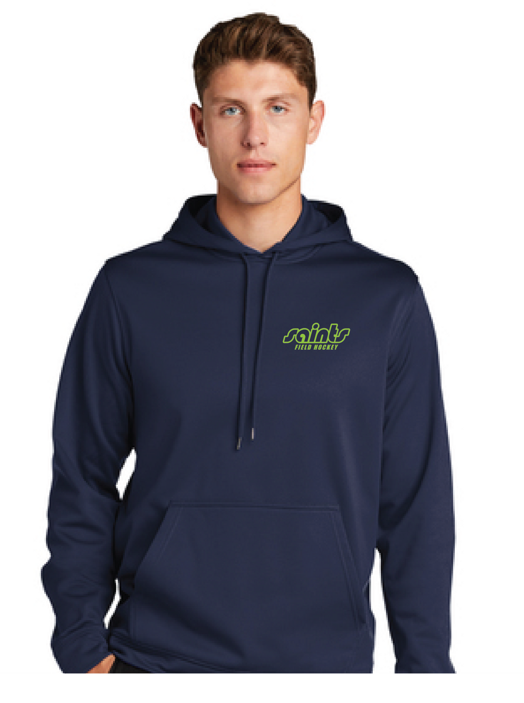 Fleece Dri-Fit Hooded Pullover / Navy / Saints Field Hockey