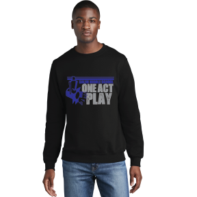 Core Fleece Crewneck Sweatshirt / Black / Salem Middle School One Act Play