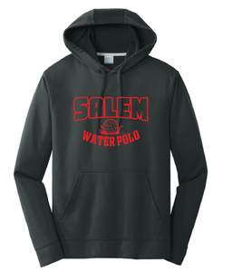 Performance Fleece Hooded Sweatshirt / Black / Salem High School Water Polo
