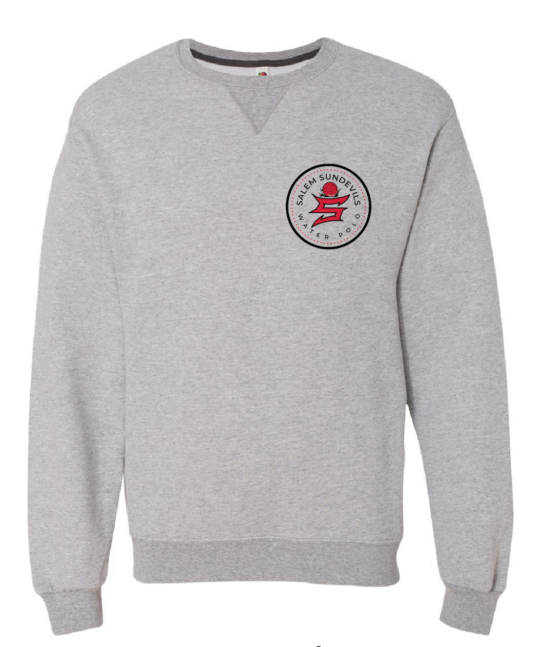 Sofspun Crewneck Sweatshirt / Athletic Heather / Salem High School Water Polo