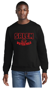 Core Fleece Crewneck Sweatshirt / Black / Salem High School Water Polo