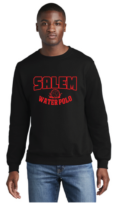 Core Fleece Crewneck Sweatshirt / Black / Salem High School Water Polo