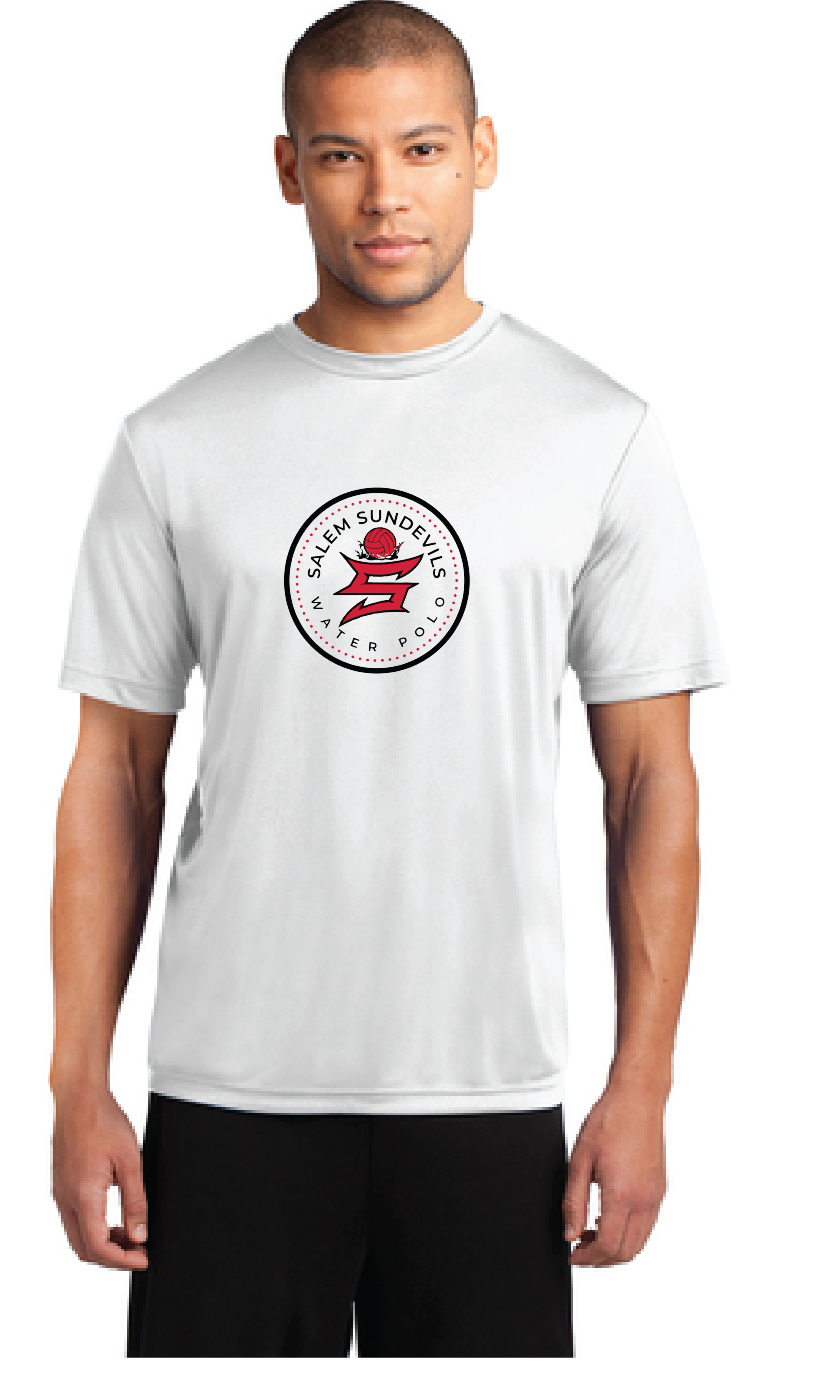 Performance Tee / White / Salem High School Water Polo