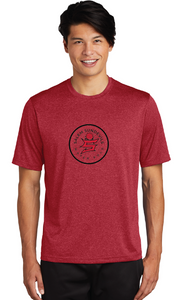 Heather Contender Tee / Heather Red / Salem High School Water Polo