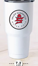 32oz Stainless Steel Tumbler / White / Salem High School Water Polo