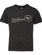 Triblend T-Shirt (Youth & Adult) / Vintage Black / Sandpiper Montessori