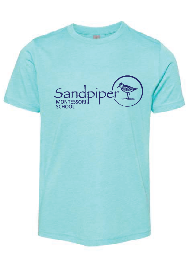 Triblend T-Shirt (Youth & Adult) / Tahiti Blue / Sandpiper Montessori