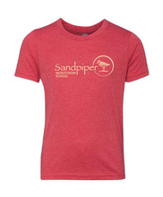 Triblend T-Shirt (Youth & Adult) / Vintage Red / Sandpiper Montessori