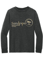 Perfect Triblend Long Sleeve Tee (Adult & Youth) / Black Frost / Sandpiper Montessori