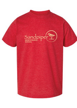 Toddler Fine Jersey Tee / Vintage Red / Sandpiper Montessori