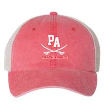 Pigment-Dyed Trucker Cap / Red / Princess Anne High School Track and Field