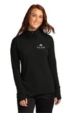 Ladies Flex Fleece 1/4-Zip / Black / New Castle Elementary School Staff