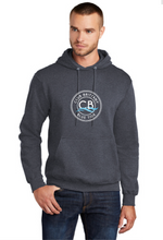 Core Fleece Pullover Hooded Sweatshirt / Heather Navy / Club Brittany Swim Team