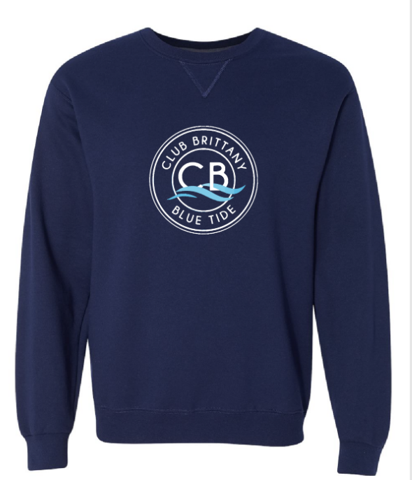 Sofspun Crewneck Sweatshirt / Navy / Club Brittany Swim Team