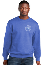 Core Fleece Crewneck Sweatshirt / Heather Royal / Club Brittany Swim Team