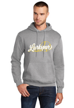 Core Fleece Pullover Hooded Sweatshirt / Athletic Heather / Larkspur Middle School Softball