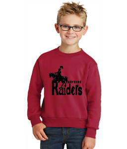 Core Fleece Crewneck Sweatshirt (Youth & Adult) / Red / Bayside Sixth Grade Campus