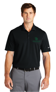 Nike Dri-FIT Micro Pique Polo / Black / Renaissance Academy