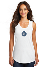 Women’s Triblend Racerback Tank / White / Landstown High School Water Polo