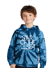 Tie-Dye Pullover Hooded Sweatshirt (Youth & Adult) / Navy / Star Of The Sea
