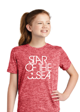 Electric Heather Tee (Youth & Adult) / Electric Red / Star Of The Sea