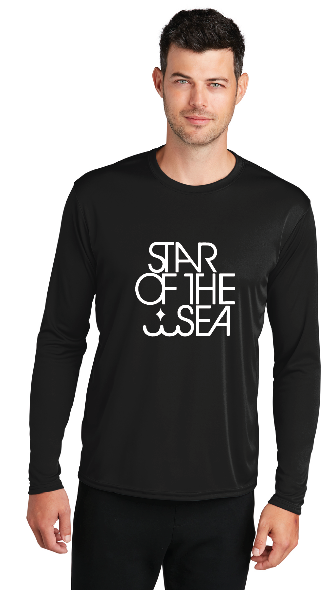 Long Sleeve Performance Tee / 4 colors / Star of the Sea Staff