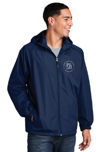 Hooded Raglan Jacket / Navy / Star of the Sea Staff