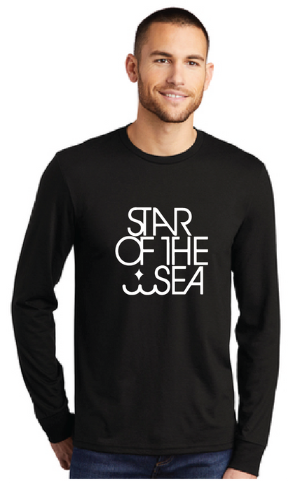 Triblend Long Sleeve Tee / 3 colors / Star of the Sea Staff